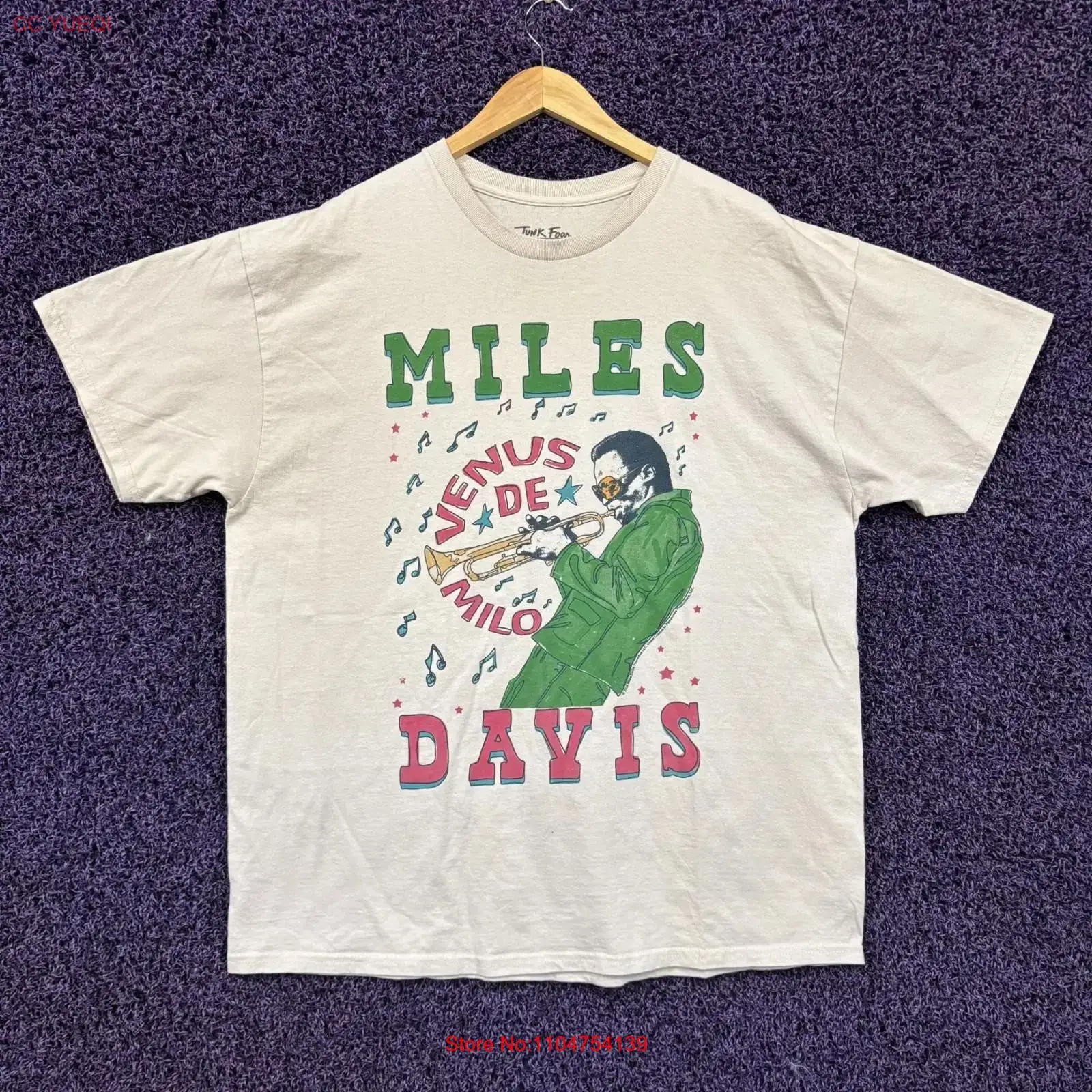 Vintage Fashion De - เสื้อยืด Miles Davis Venus De Milo