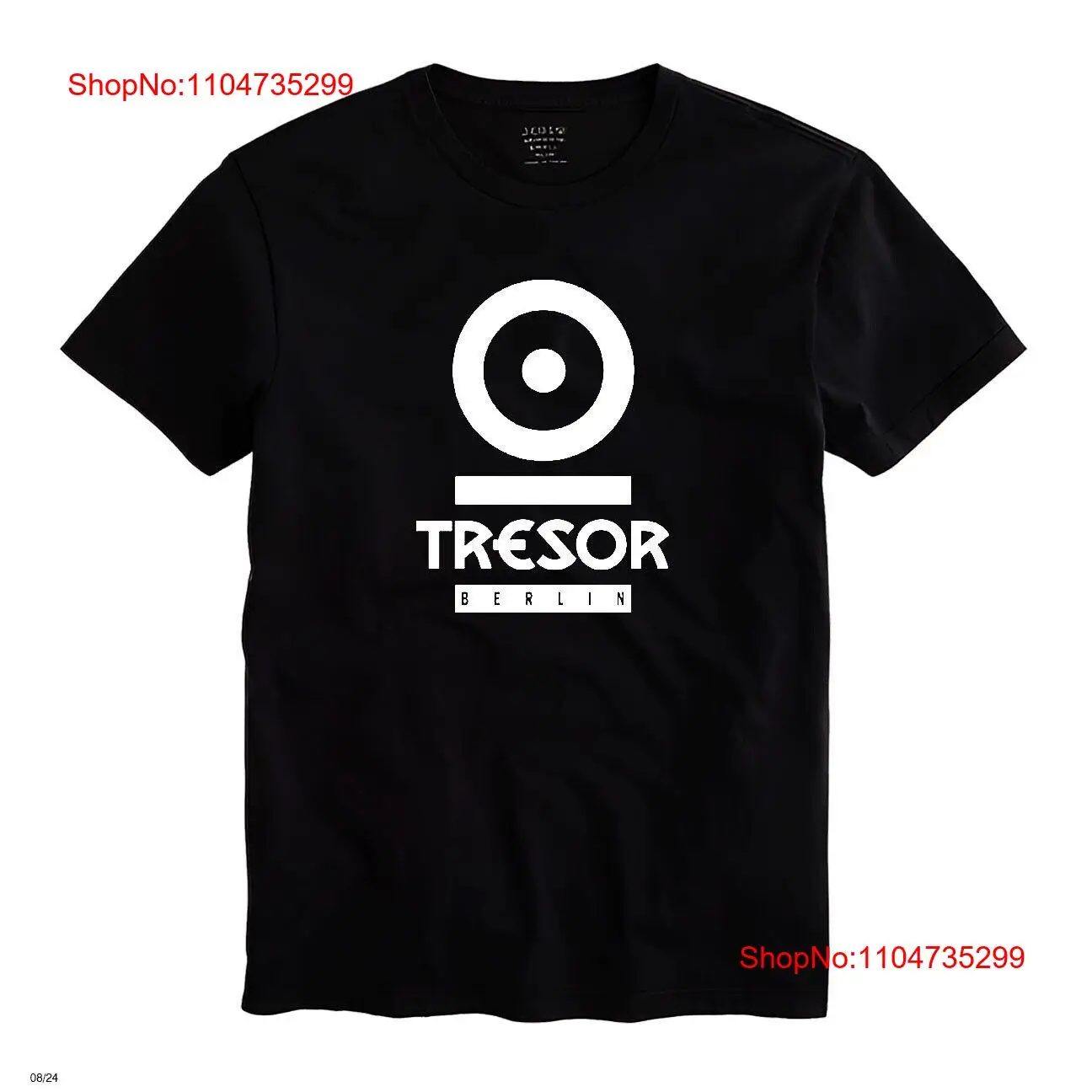 Vintage Fashion Jersey - เสื้อยืด Tresor Berlin Men สีดําขนาด S