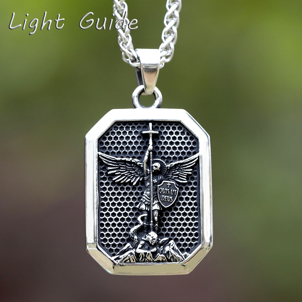 Vintage Fashion Guide - 2024 ใหม่ Arch Angel St.Michael Amulet