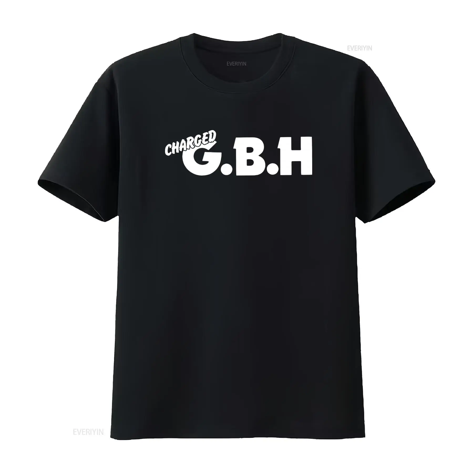 Vintage Fashion Jersey - เสื้อยืดพิมพ์ลายวงดนตรี GBH Punk Rock Charged สไตล์วินเทจ