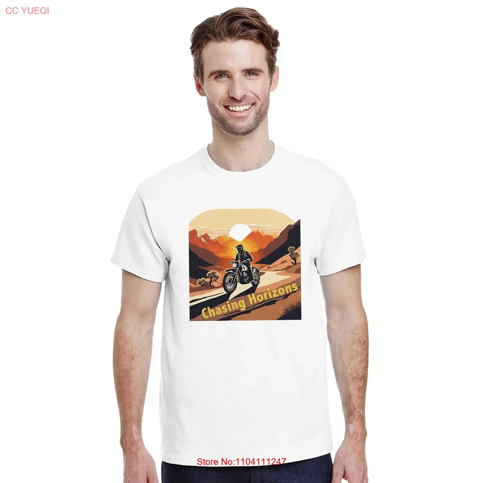 Vintage Vibes Fashion - เสื้อยืด Motoravonturier De Horizon Najagen สไตล์ผจญภัย