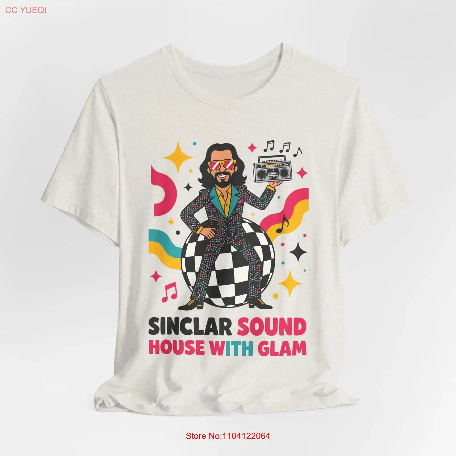 Vintage Vibes Fashion - เสื้อยืด Bob Sinclar Disco Vibes สไตล์เรโทร