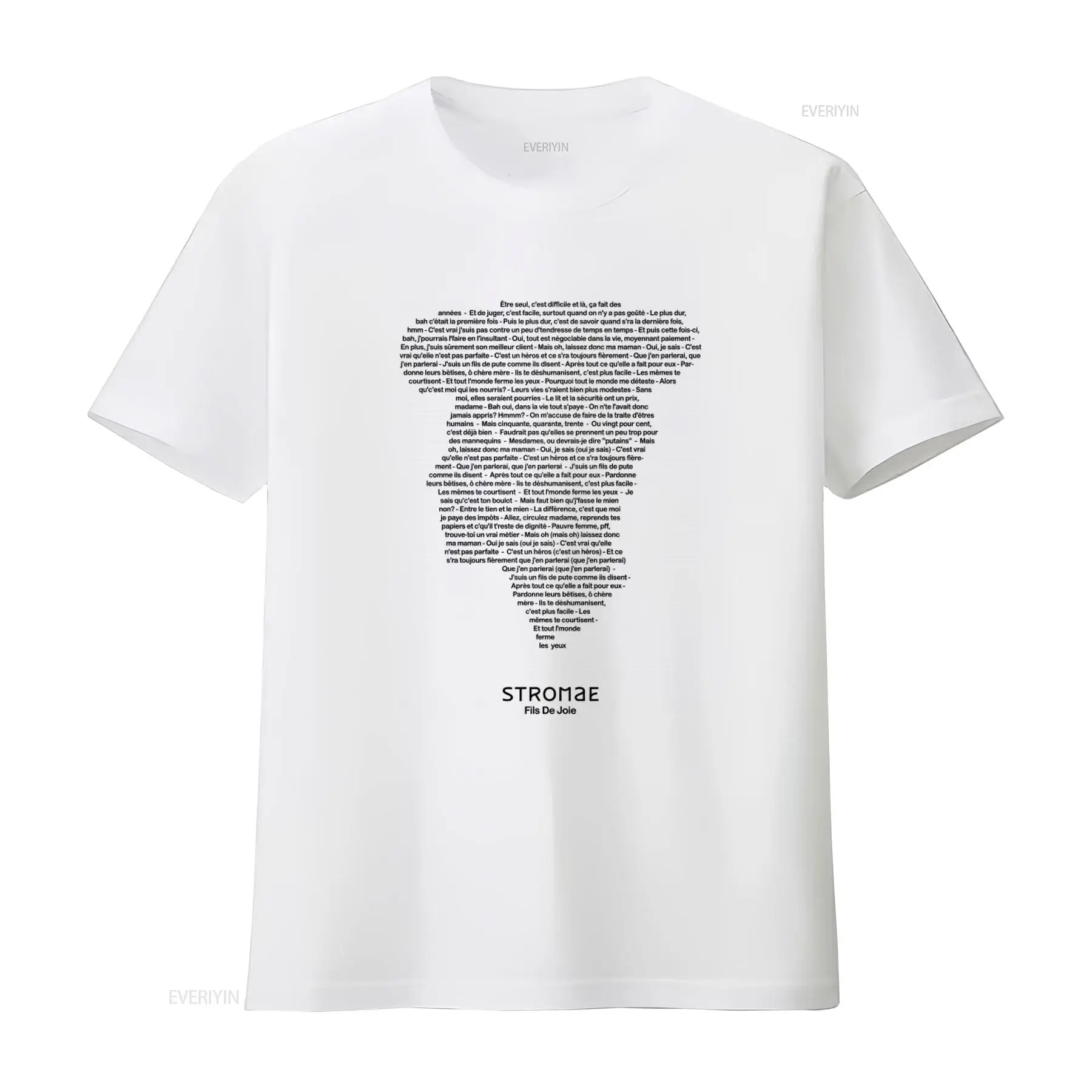 Vintage Fashion De - เสื้อยืดพิมพ์ลาย Stromae Fils de Joie สำหรับแฟนเพลง