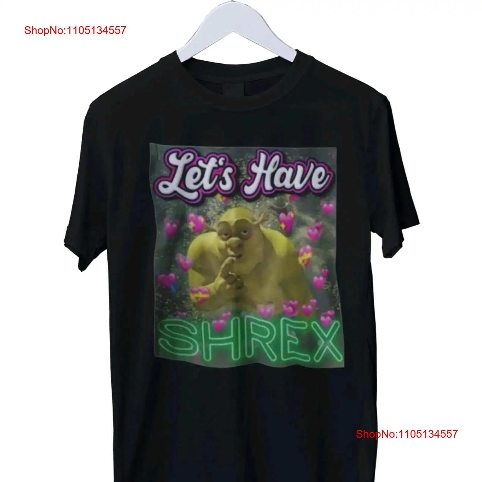 เสื้อยืดลายมีม Shrex สุดฮา ไซส - Vintage Fashion Jersey บทวิจารณ์และราคา