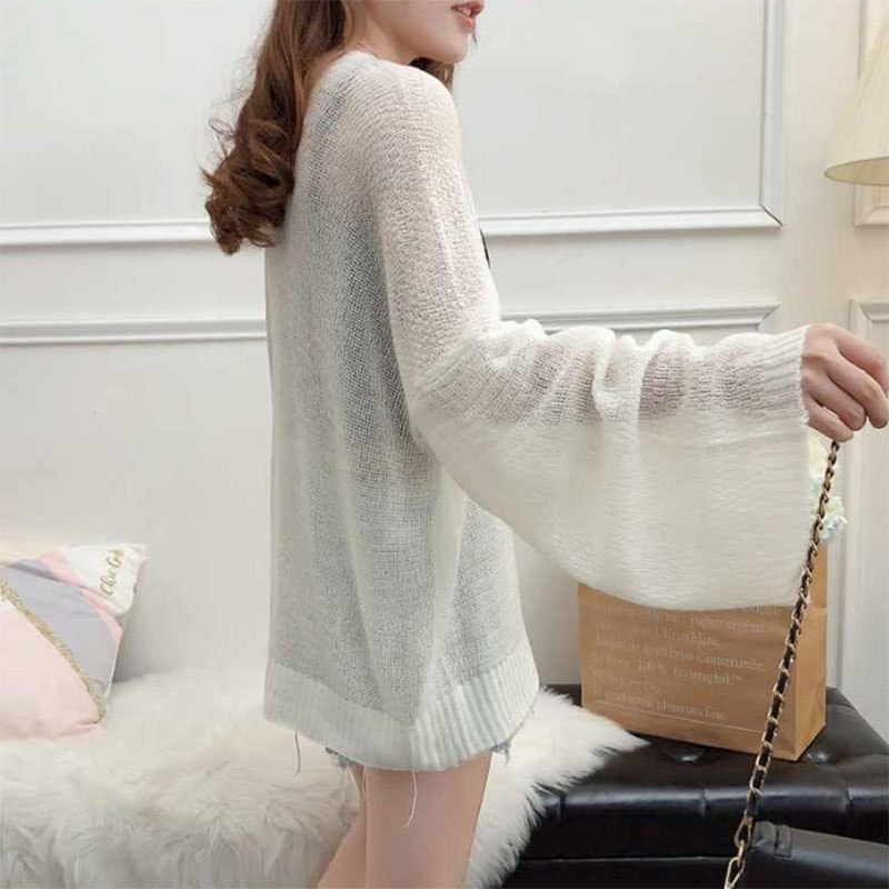 เสื้อคลุมคาร์ดิแกนไหมพรมบางเบา - Crop Cardigan Vintage บทวิจารณ์และราคา