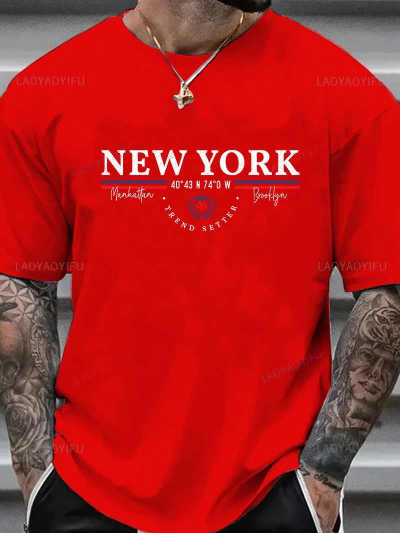 เสื้อยืดลายกราฟิกนิวยอร์ก ยูนิ - Vintage Fashion New York บทวิจารณ์และราคา