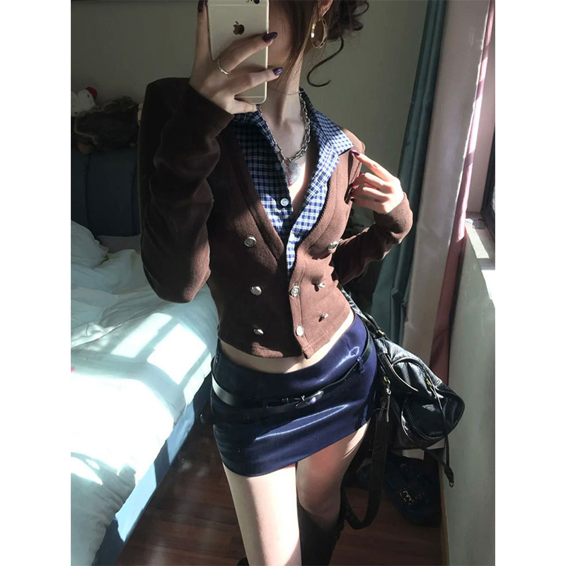 เสื้อคาร์ดิแกนไหมพรมแบบครอป ME - Crop Cardigan Vintage บทวิจารณ์และราคา