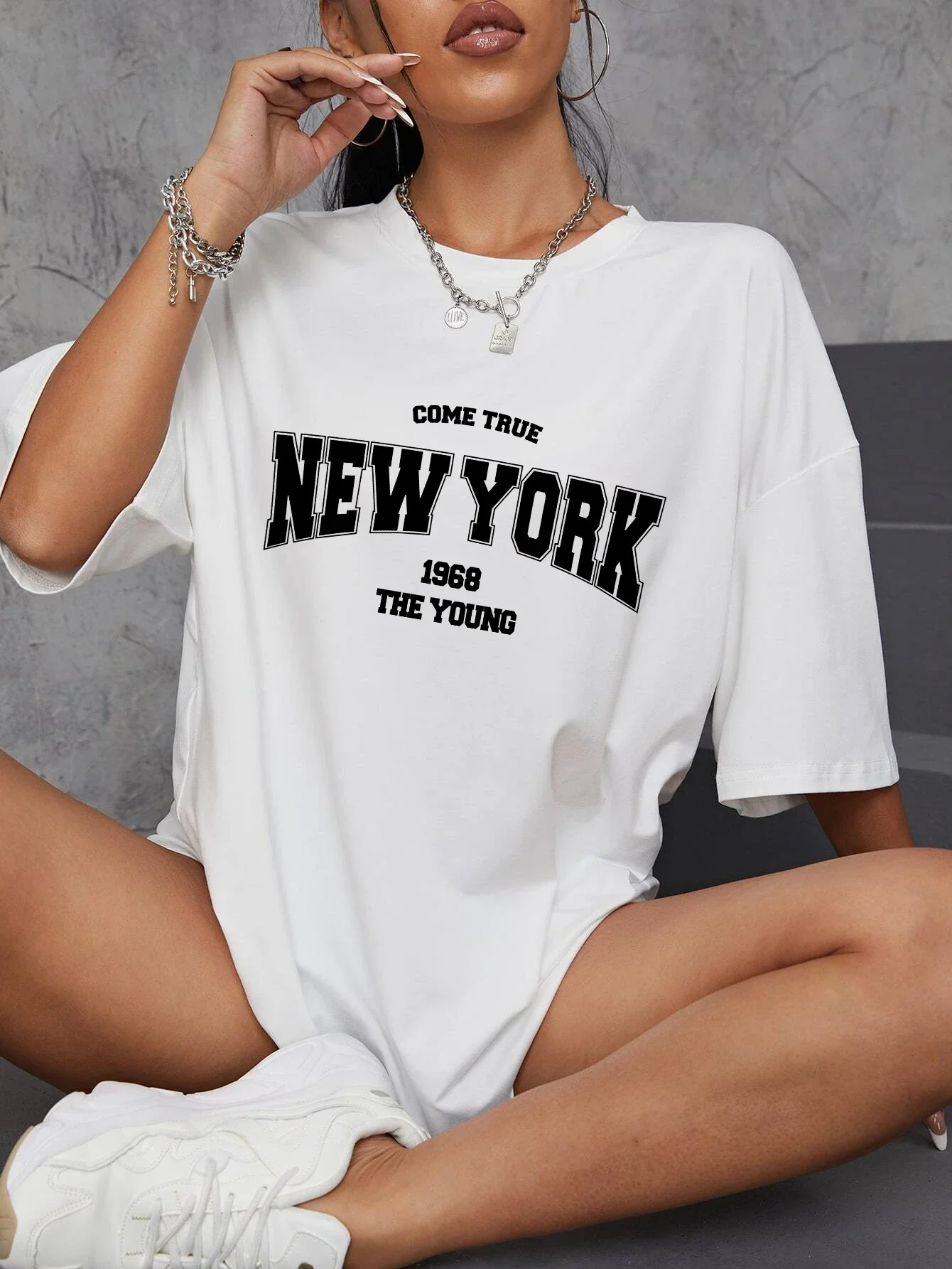 วินเทจ 1968 นิวยอร์กเสื้อยืดกร - Vintage Fashion New York บทวิจารณ์และราคา