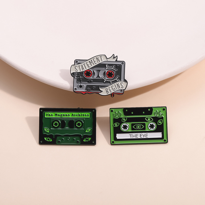 Vintage เพลงเทปเคลือบเข็มกลัด  - Vintage Vibes Fashion บทวิจารณ์และราคา