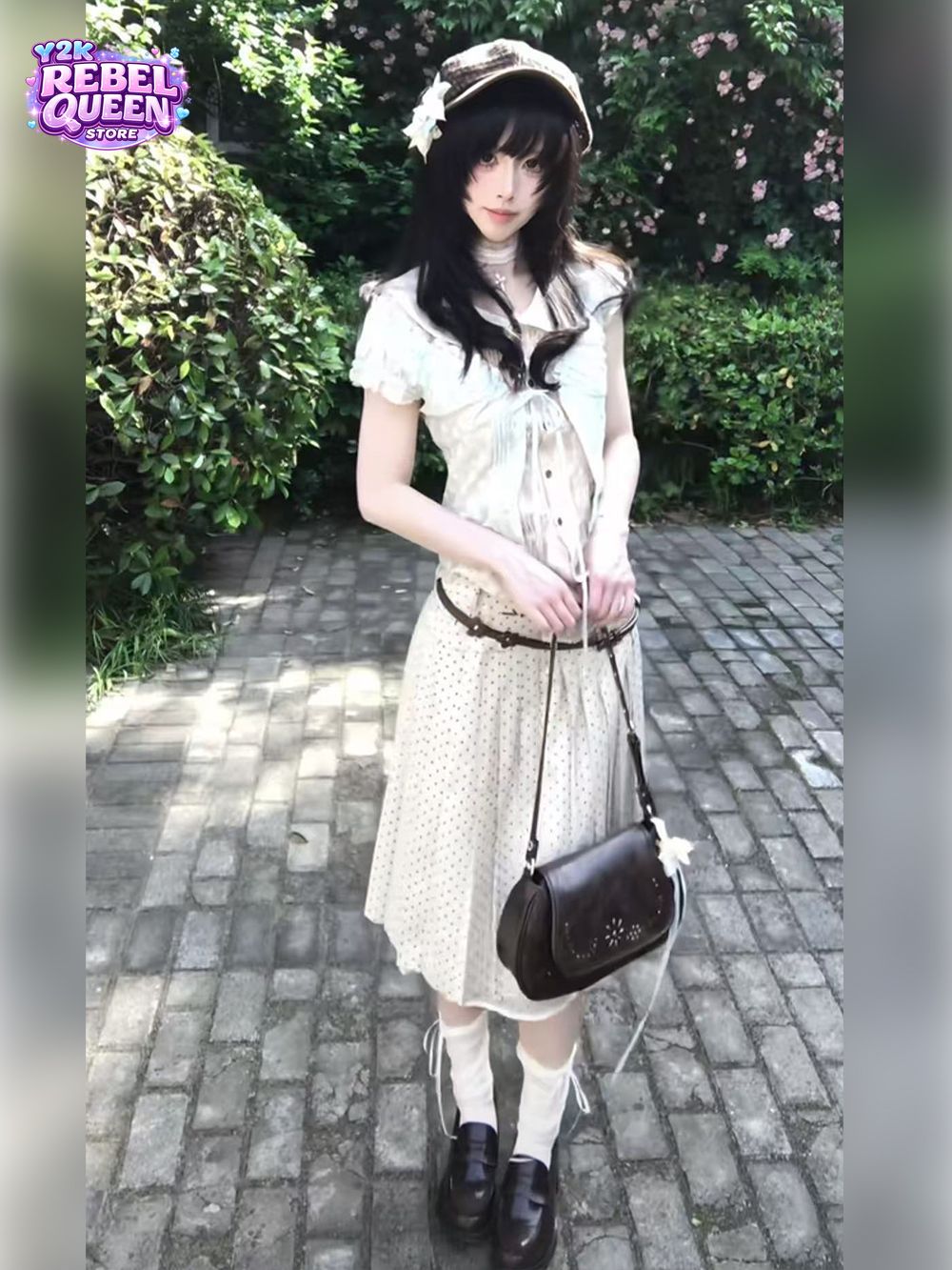 ชุดกระโปรงสไตล์วินเทจญี่ปุ่นสำ - Crop Cardigan Vintage บทวิจารณ์และราคา