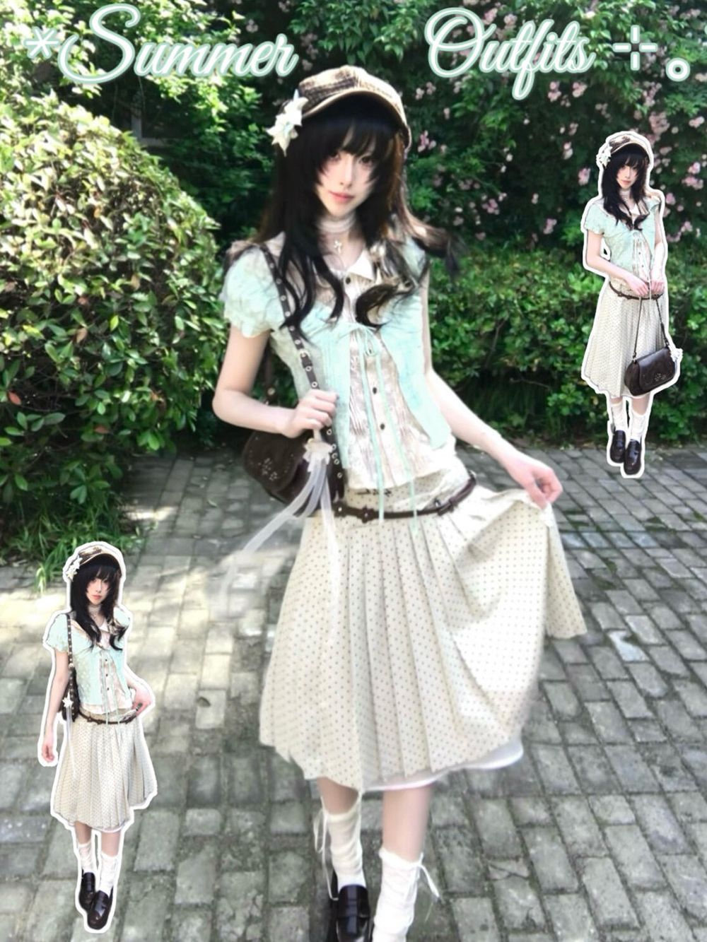 ชุดกระโปรงสไตล์วินเทจญี่ปุ่นสำ - Crop Cardigan Vintage บทวิจารณ์และราคา