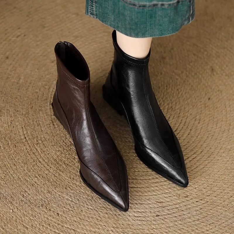 รองเท้าบูทส้นหนาสไตล์วินเทจสำห - Vintage Fashion De บทวิจารณ์และราคา