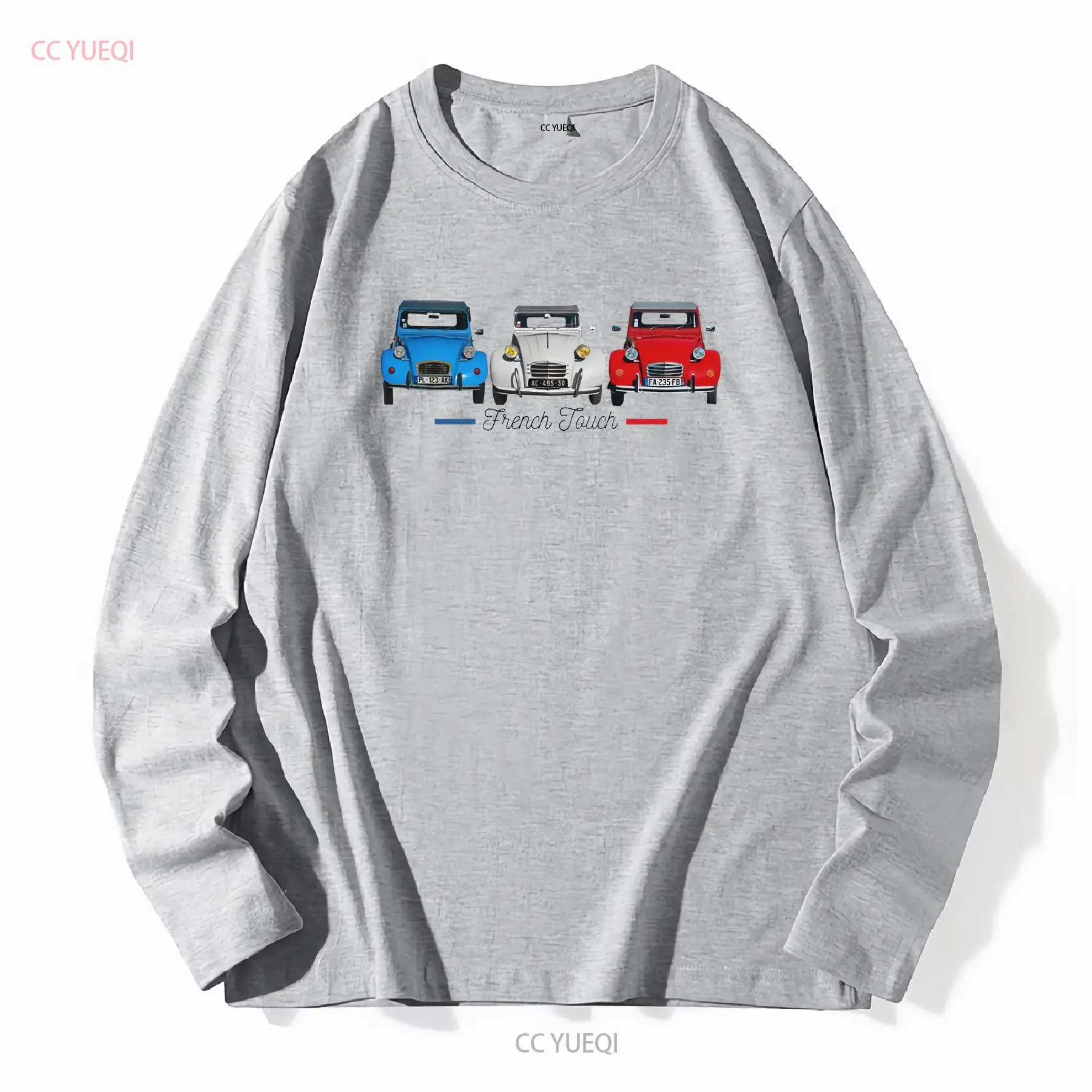 เสื้อยืดลายม้าสองตัว 2 CV ผ้าฝ - Vintage Fashion Jersey บทวิจารณ์และราคา