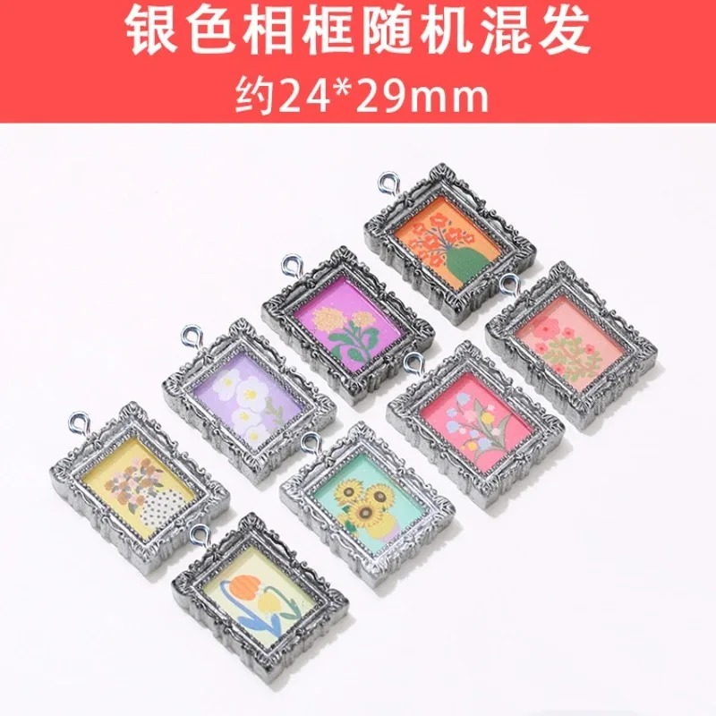 จี้รูปกรอบรูปเรซิ่นวินเทจแบบแบ - Vintage Fashion Earrings บทวิจารณ์และราคา