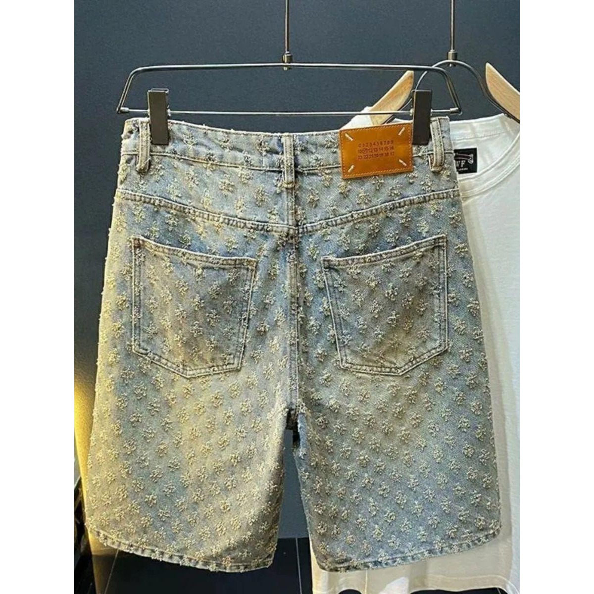 กางเกงยีนส์ขาสั้นผู้ชายสไตล์ลำ - Vintage Fashion Shop บทวิจารณ์และราคา