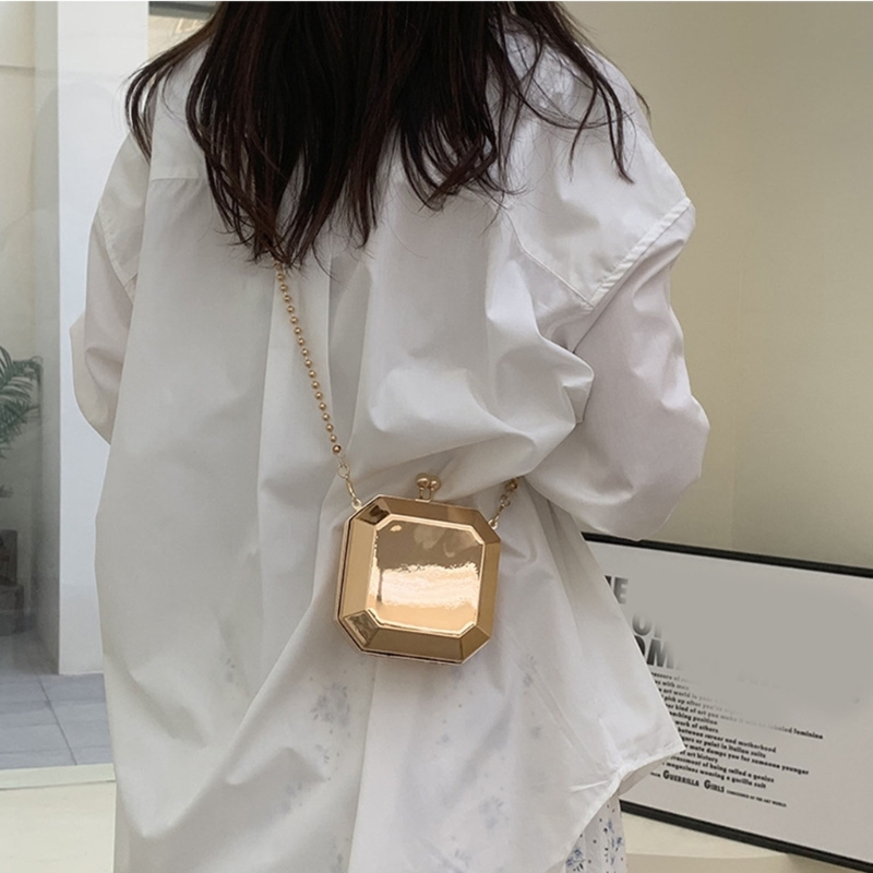 Mini Luxury Gold Party กระเป๋า - Vintage Fashion Shop บทวิจารณ์และราคา