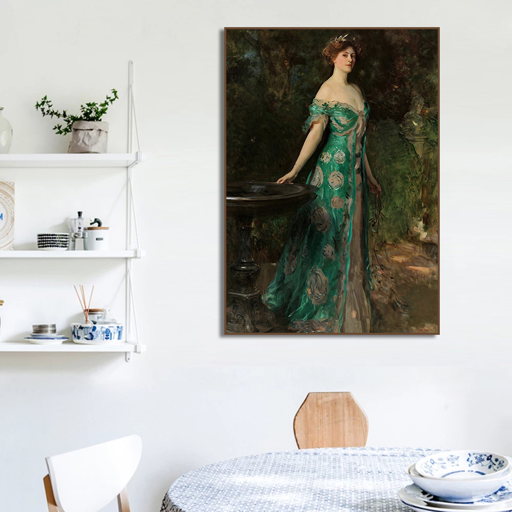 ภาพพิมพ์ผ้าใบสไตล์วินเทจ ภาพวา - Vintage Fashion Illustrations บทวิจารณ์และราคา