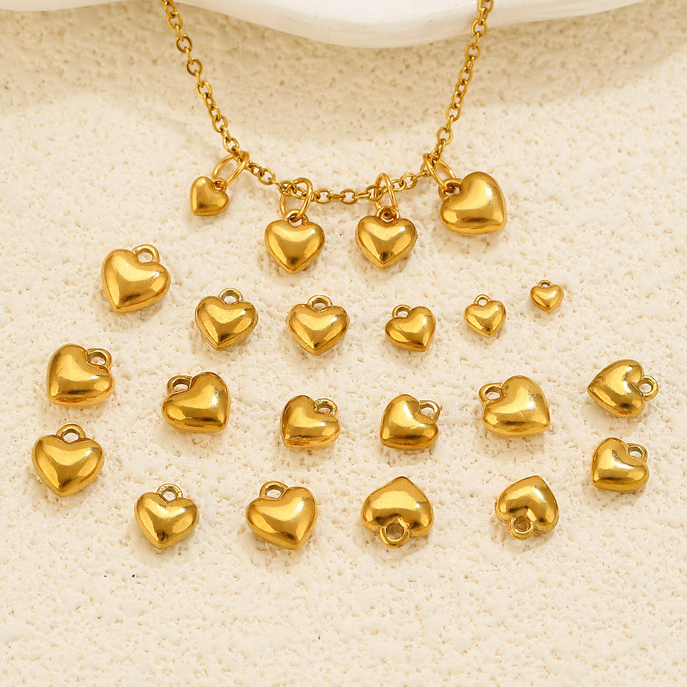 20 ชิ้น จี้รูปหัวใจ 3D วัสดุสแ - Vintage Fashion Earrings บทวิจารณ์และราคา