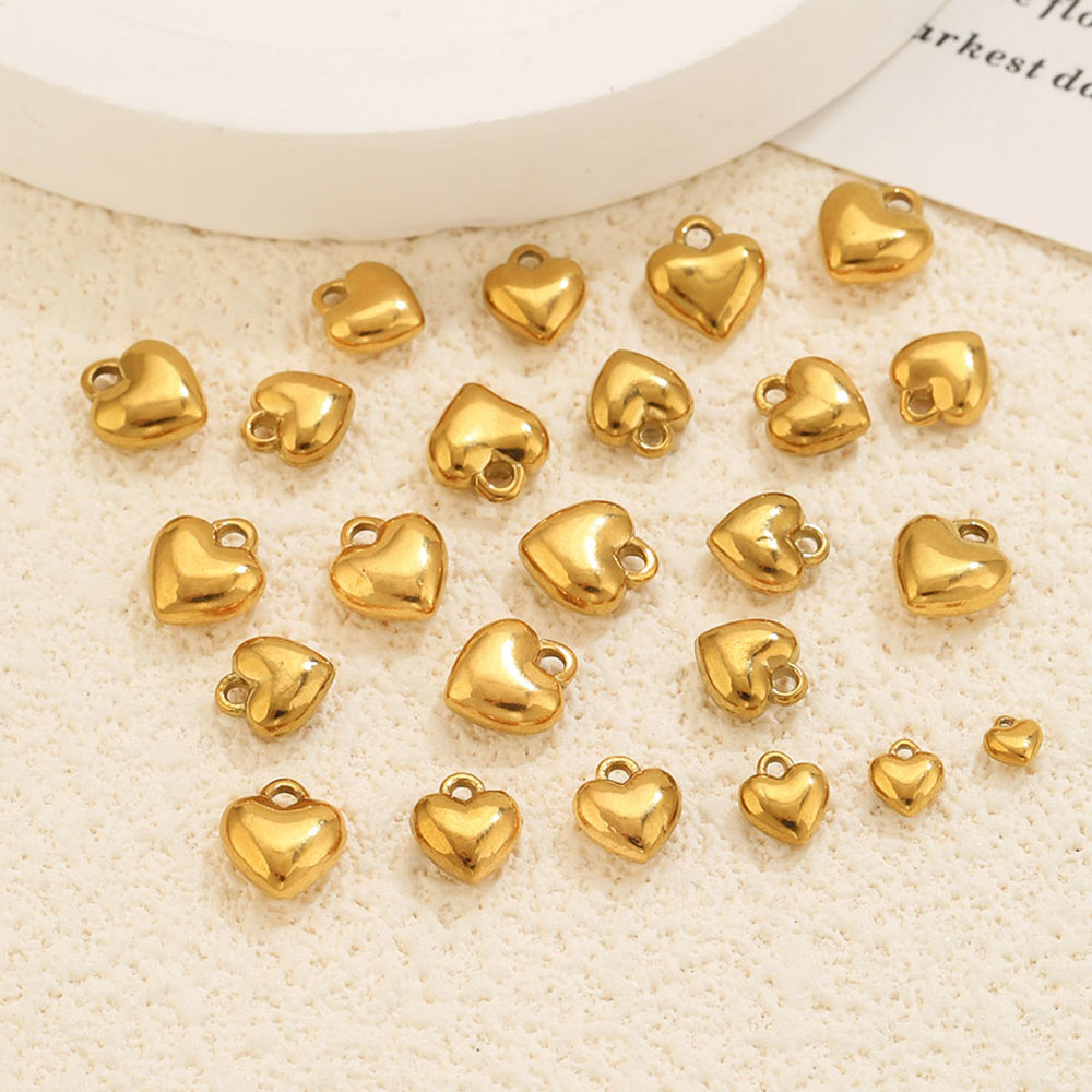20 ชิ้น จี้รูปหัวใจ 3D วัสดุสแ - Vintage Fashion Earrings บทวิจารณ์และราคา