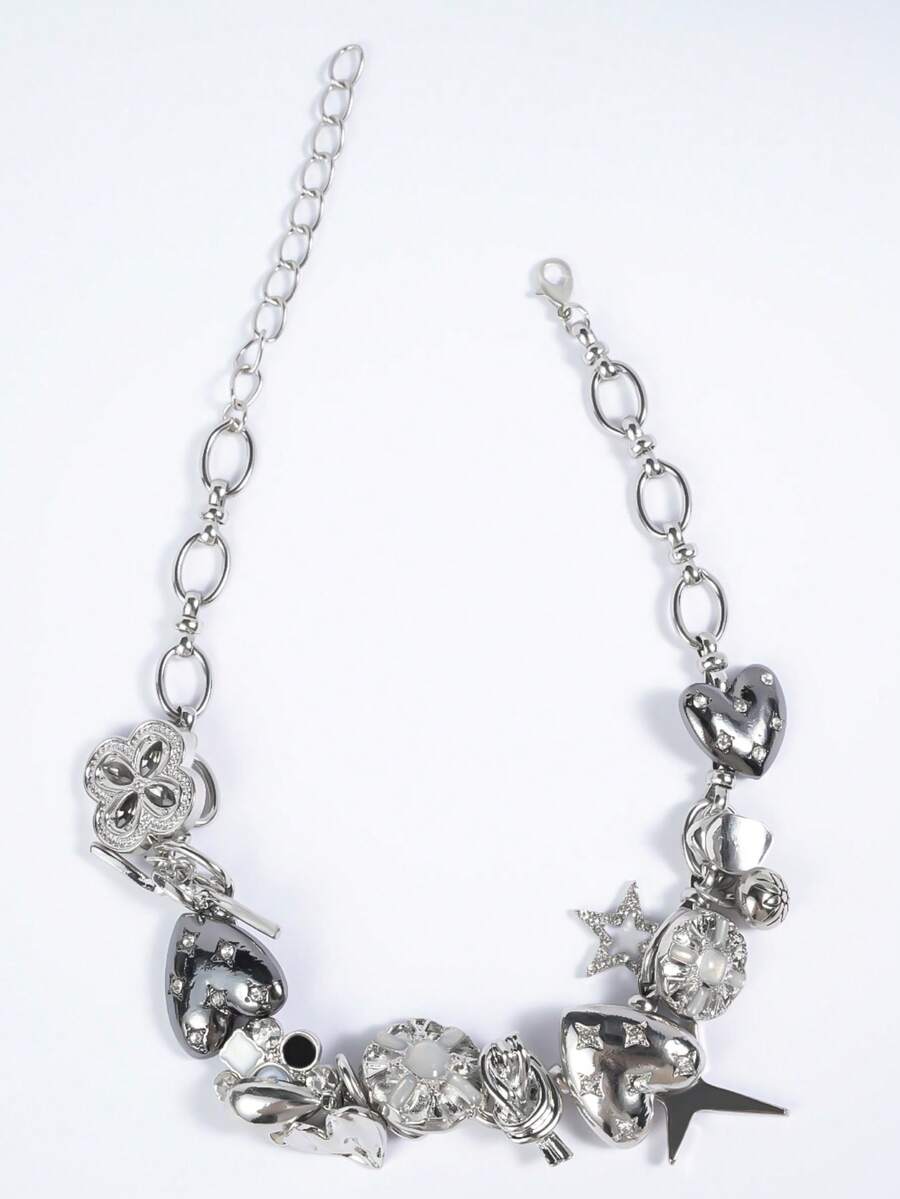 สร้อยคอจี้รูปดอกไม้และดาวสไตล์ - Vintage Vibes Fashion บทวิจารณ์และราคา