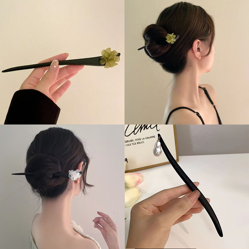 วินเทจสไตล์จีนไม้ดอกไม้ผม Stic - Vintage Fashion Shop บทวิจารณ์และราคา