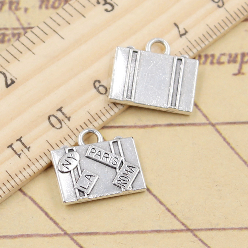 10pcs Charms กระเป๋าเดินทาง NE - Vintage Fashion New York บทวิจารณ์และราคา