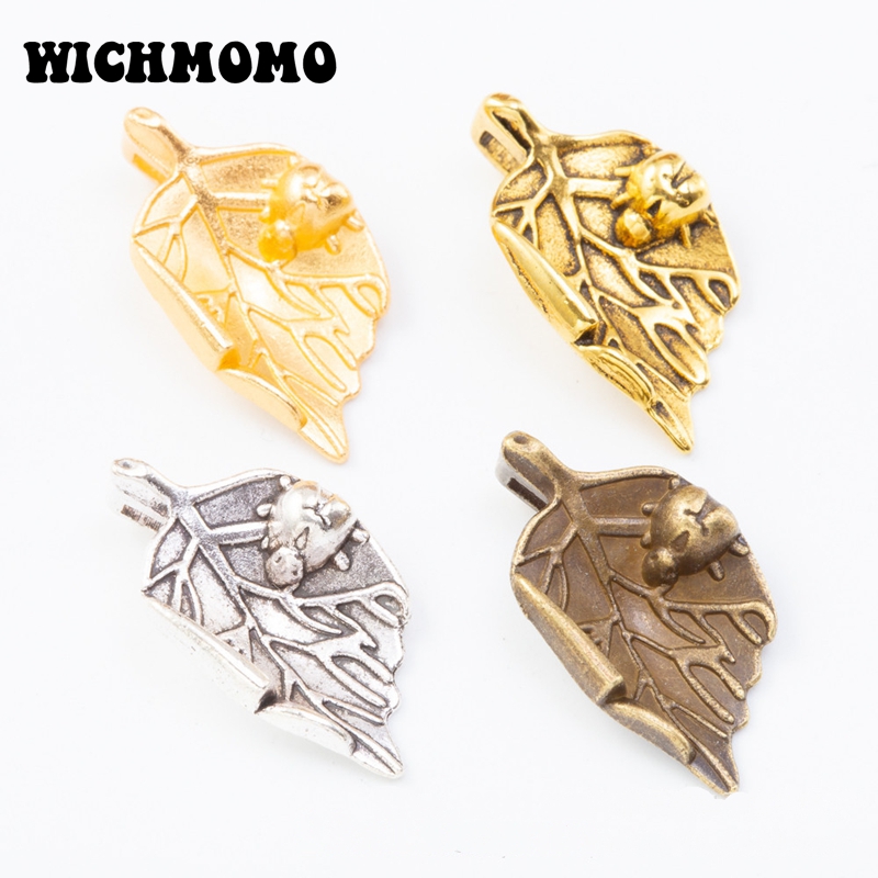 จี้รูปใบไม้และแมงมุมสไตล์วินเท - Vintage Fashion Earrings บทวิจารณ์และราคา