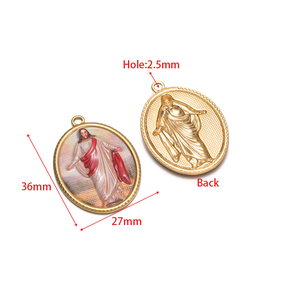 จี้รูปทรงวงรีสแตนเลส 4 ชิ้น สำ - Vintage Fashion Earrings บทวิจารณ์และราคา